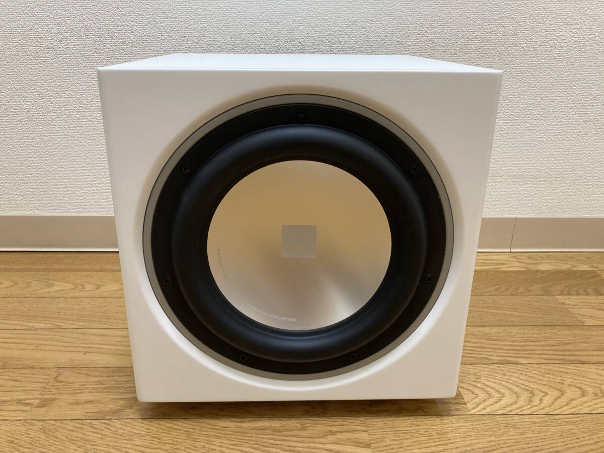 ★☆美品　DALI　SUBE-9N SW　サテンホワイト　ダリ　ウーファー　元箱・別売りグリル・オーディオボード付き☆★