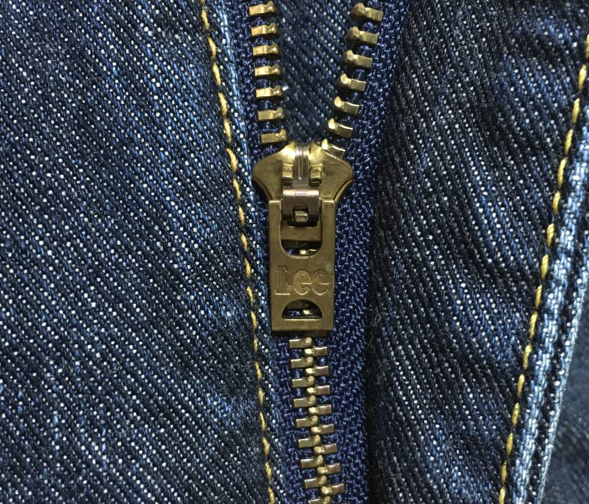 希少 00's 日本製 Lee 30101 W32 センター赤タグ INDIGO 濃紺 希少 00's 日本製 Lee 30101 W32 センター赤タグ INDIGO 濃紺