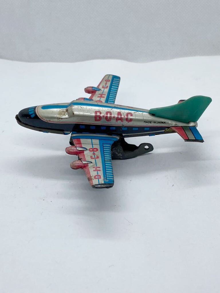 昭和 レトロ ブリキ 當(dāng)時(shí)物 飛行機(jī) BOAC DH C-8 駄菓子