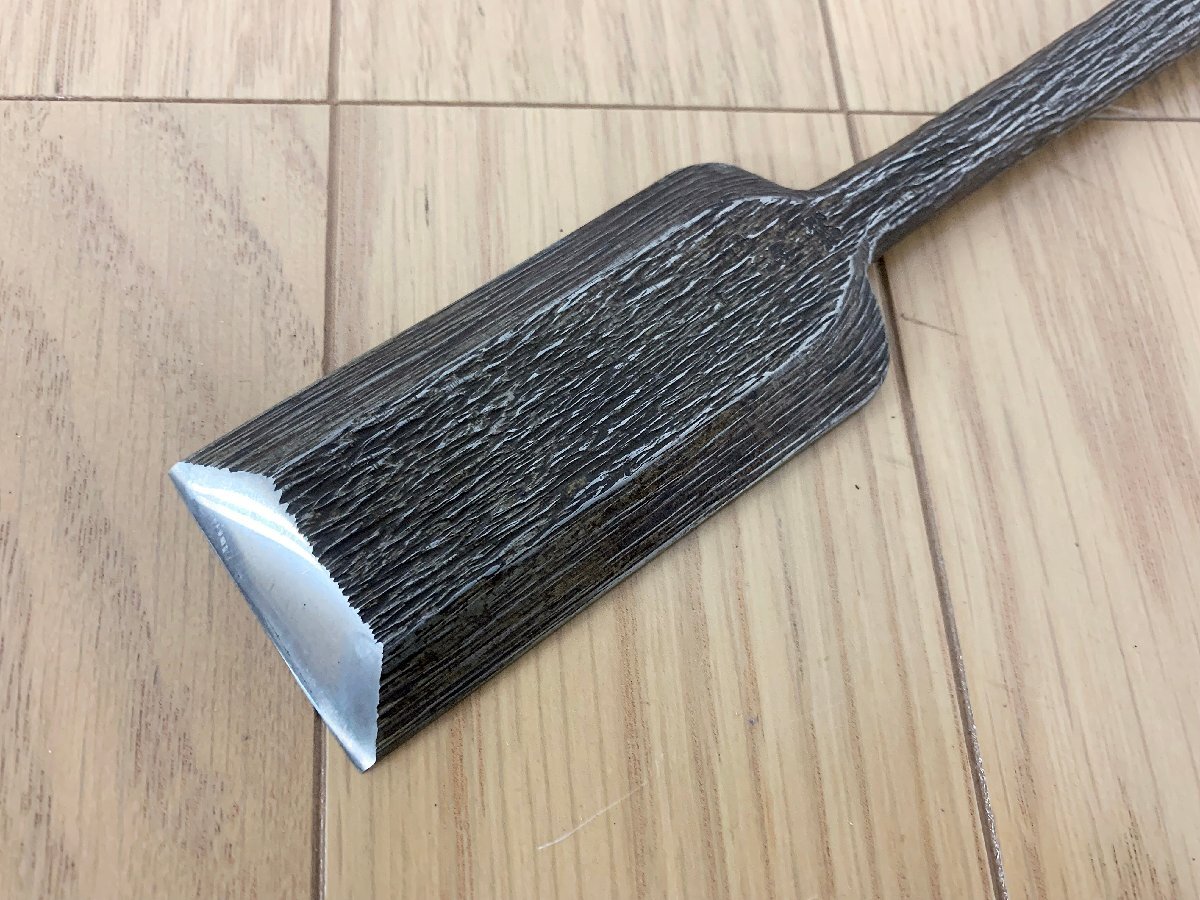 Bibian 比比昂- ☆中古☆突き鑿四つ裏総磨き幅42mm 寸四長ノミ Bibian 比比昂- ☆中古☆突き鑿四つ裏総磨き幅42mm 寸四長ノミ