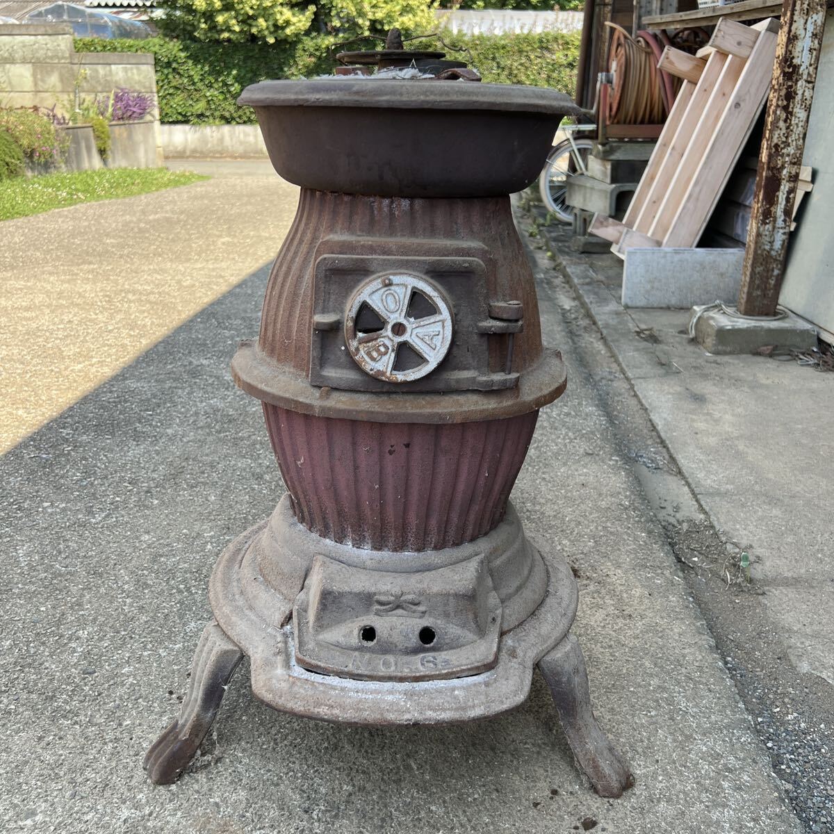 だるま ストーブ 薪ストーブ アンティーク 鋳物 引取限定 岐阜県 だるま ストーブ 薪ストーブ アンティーク 鋳物 引取限定 岐阜県