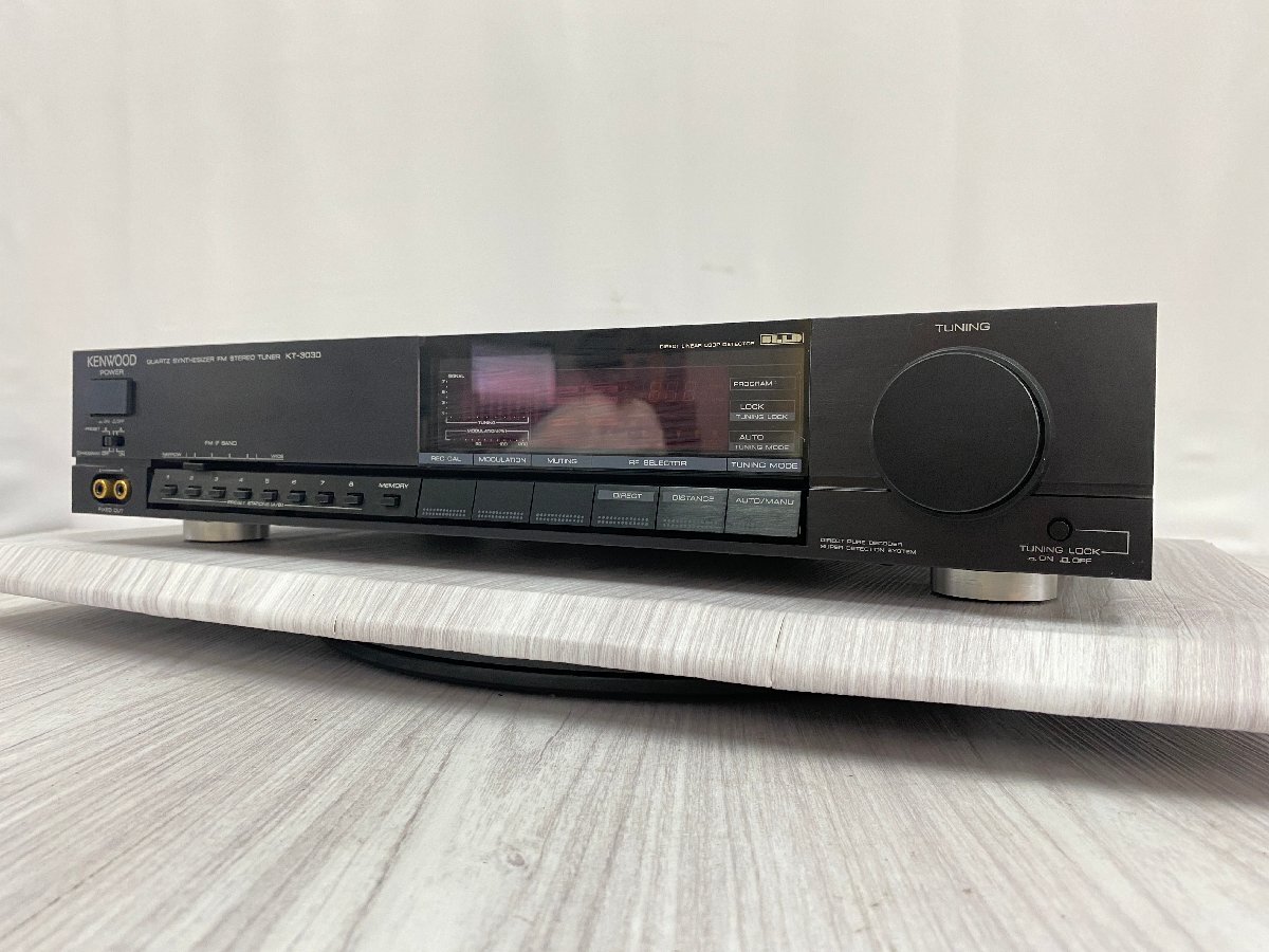 ◇307 現状渡し品 KENWOOD ケンウッド FMステレオチューナー KT-3030