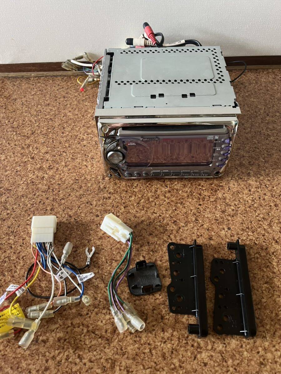 パナソニック CQ-VX999MSD CD/MD デッキ プレーヤー 動作未確認 ジャンク品