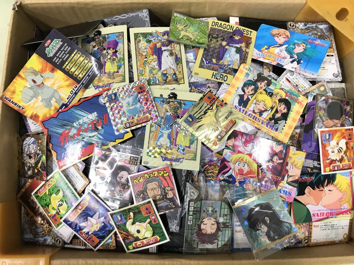 トレカ カード 色々 約11㎏ 大量 まとめ 中古 ドラゴンボール/セーラームーン/ウエハースシール/ポケモン/ワンピース他【Y6-175/0/0】