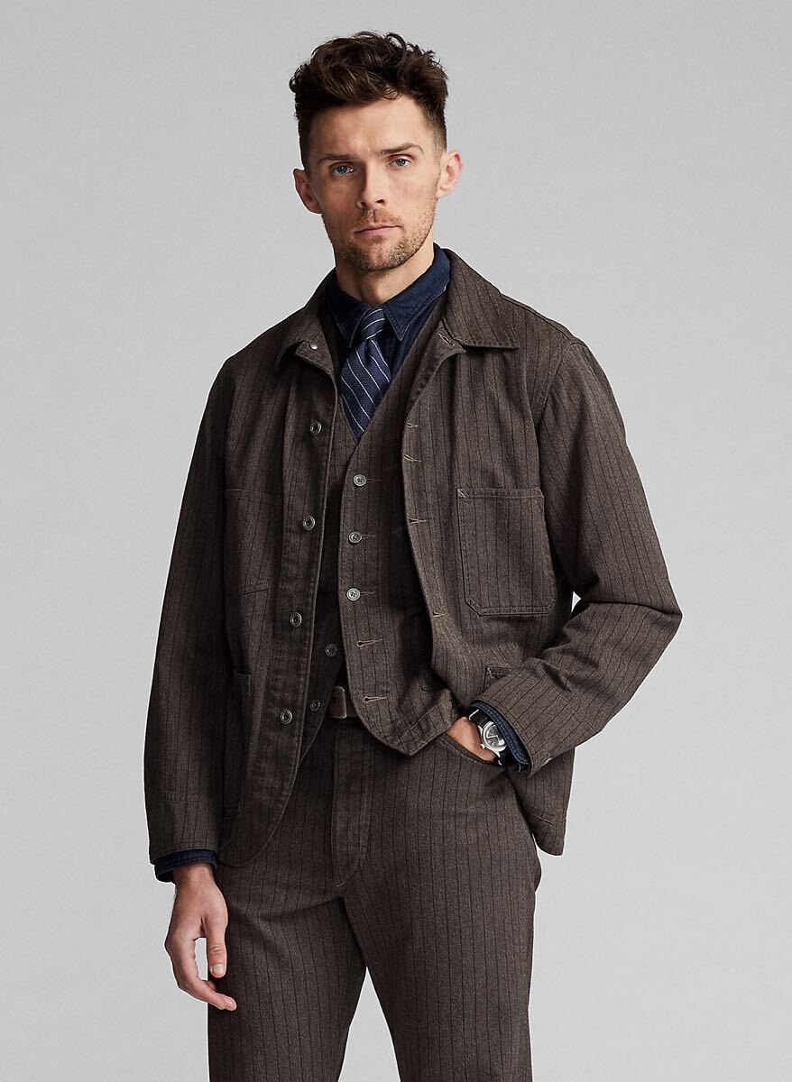 Bibian 比比昂 - 新品【RRL】ストライプド ジャスペ ツイル Bibian 比比昂 - 新品【RRL】ストライプド ジャスペ ツイル