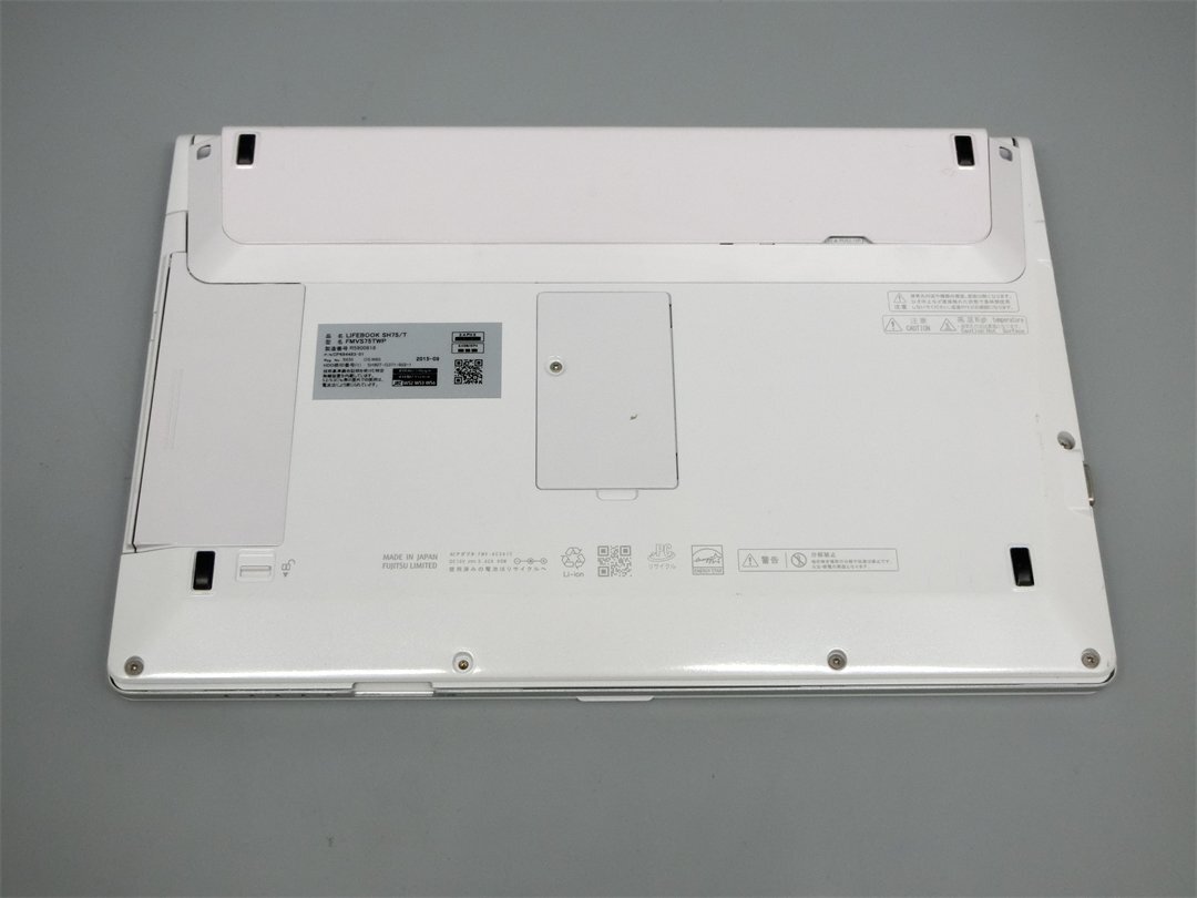 FUJITSU SH75/T / 第5世代i5-5200U /13.3インチ/ メモリ8G/ BIOSまで表示 / NOチェック詳細(xì)不明 / ノートPCパソコン/ジャンク品
