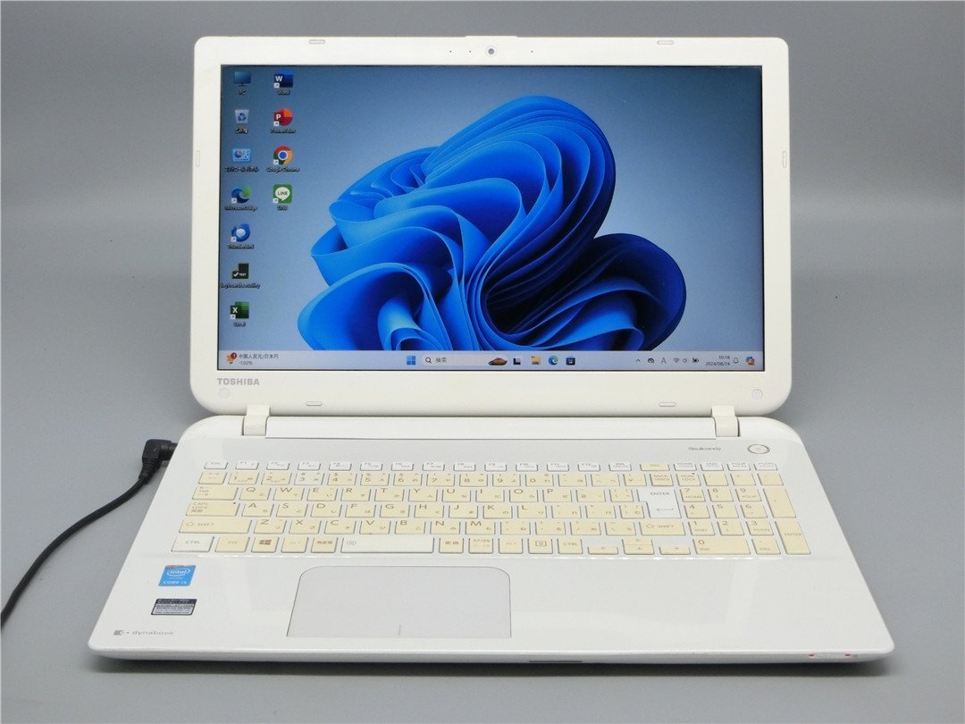カメラ內(nèi)蔵/中古/15.6型/ノートPC/Win11/爆速SSD256/8GB/5世代i3-5005U/TOSHIBA　T55/PW　テンキー/HDMI/USB3.0　office2019搭載
