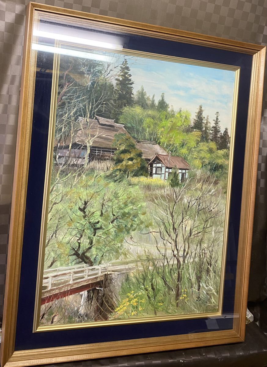 Yahoo!オークション - 真作 油彩画 油絵 三坂忠義 【在庭坂 水沢 Yahoo!オークション - 真作 油彩画 油絵 三坂忠義 【在庭坂 水沢