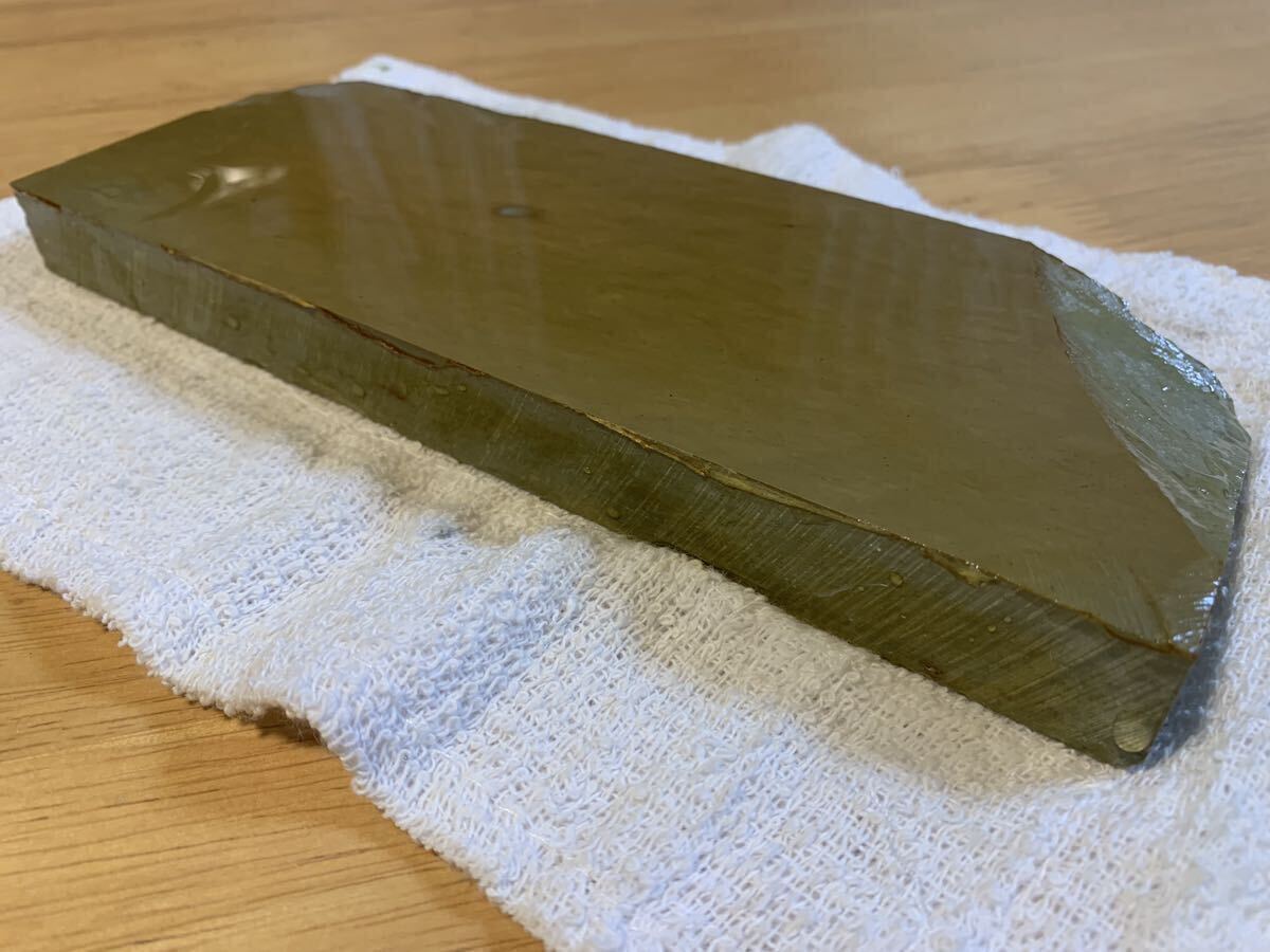 天然砥石　正本山　合さ　色物　硬め　仕上げ砥石　912g