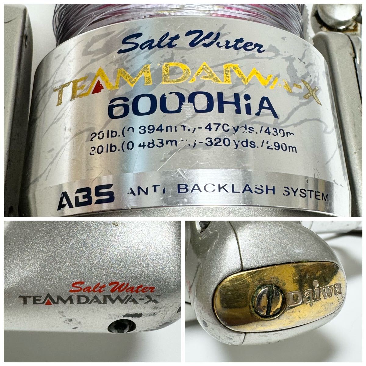 Daiwa TEAMDAIWA-X チームダイワ 6000HiA ソルトウォーター Salt Daiwa TEAMDAIWA-X チームダイワ 6000HiA ソルトウォーター Salt