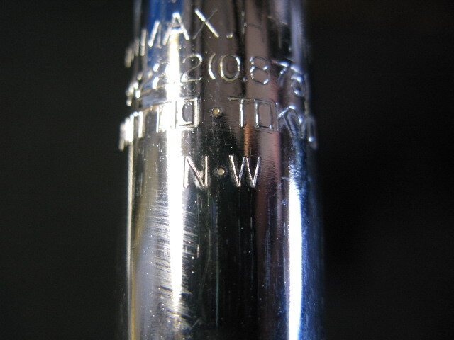 ピスト・競輪/NJS認定【NITTO 105】クロモリステム105mm/58°中古