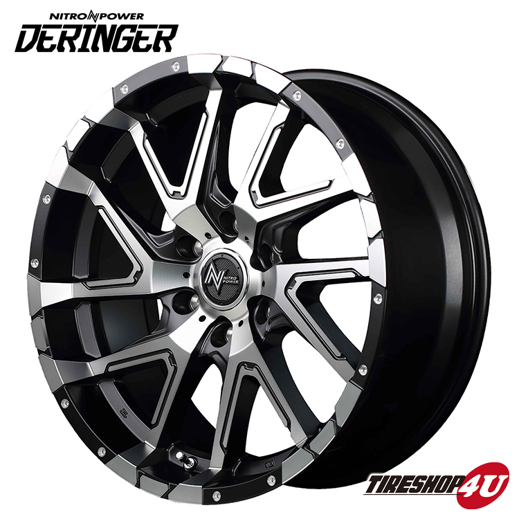 4本セット ナイトロパワー デリンジャー DERINGER 20x8.5J 6/139.7 +20 SGBP MONSTA モンスタ RTハイブリッド R/T 285/50R20 WL FJ