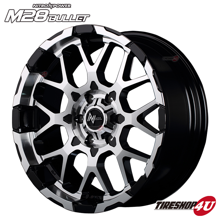 ナイトロパワー M28バレット 20x8.5J 6/139.7 +20 BKMC MONSTA モンスタ マッドウォーリア M/T 285/50R20 WL FJクルーザー