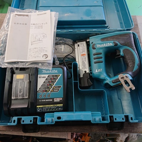 【中古現状品】MAKITA マキタ PT351D ピンタッカ