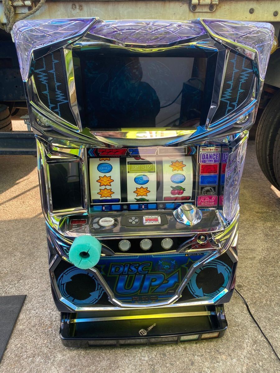 ディスクアップ スロット実機 パチスロ実機 DISC UP グリーン ディスクアップ スロット実機 パチスロ実機 DISC UP グリーン