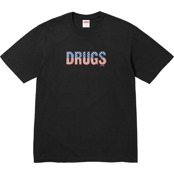 M 24FW Supreme Drugs Tee Black 新品未使用 Yahoo!オークション - M 24FW Supreme Drugs Tee シュプリーム