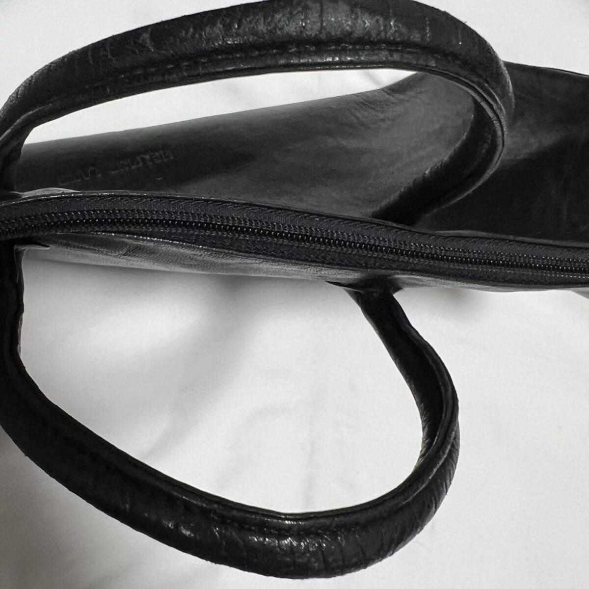 本人期 HELMUT LANG ミニボストンバッグ レザー バンドバッグ 本人期 HELMUT LANG ミニボストンバッグ レザー バンドバッグ