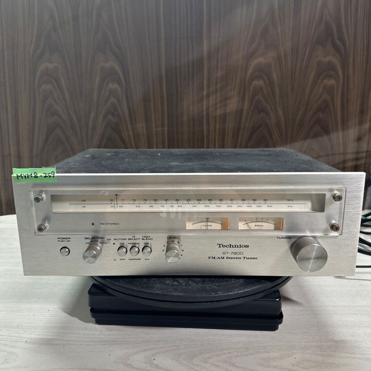 MYM8-259 супер-скидка тюнер Technics ST-7600 FM/AM Stereo Tuner электризация OK б/у текущее состояние товар *3 раз повторная выставка . ликвидация 