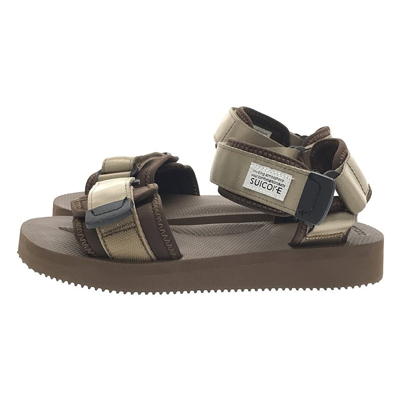 【美品】 Suicoke / スイコック | フラットジップサンダル | 23 | ブラウン | レディース_画像2