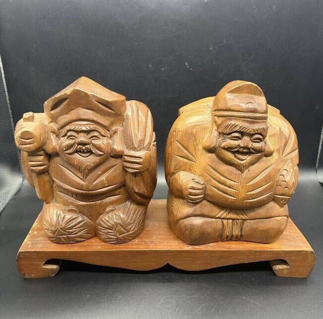 七福神 大黒様 大黒天 恵比寿 恵比寿様 木彫り 縁起物 木製 木彫 七福神 大黒様 大黒天 恵比寿 恵比寿様 木彫り 縁起物 木製 木彫