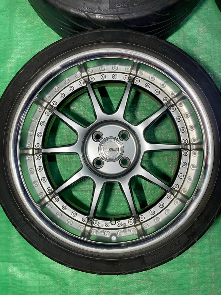 希少サイズ！ SSR プロフェッサー SP3-R 17インチ 4穴 PCD100 8J オフセット11 タイヤ・ホイール 4本セット SPEED STAR TANABE タナベ_画像4