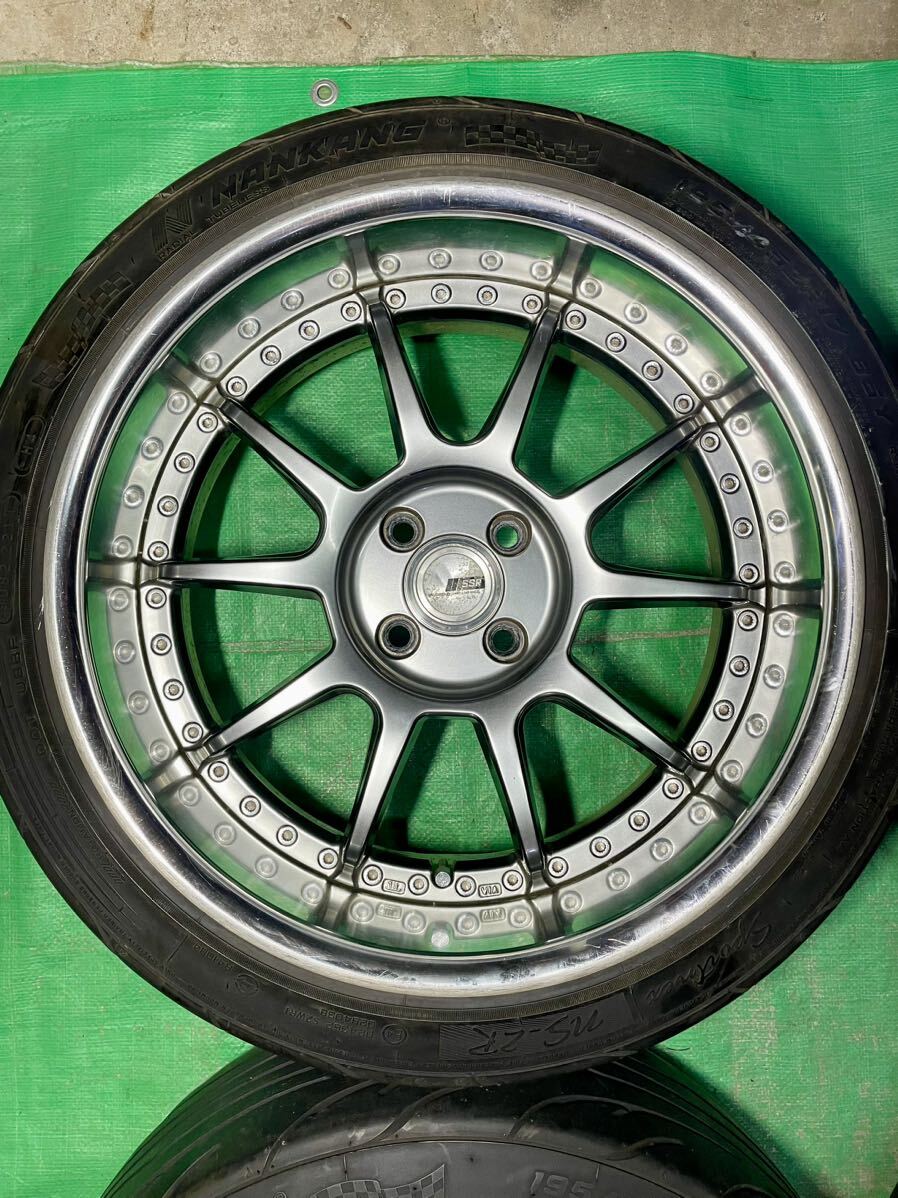 希少サイズ！ SSR プロフェッサー SP3-R 17インチ 4穴 PCD100 8J オフセット11 タイヤ・ホイール 4本セット SPEED STAR TANABE タナベ_画像5