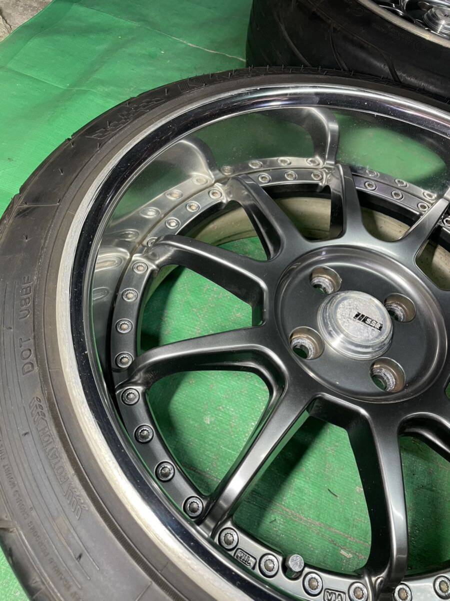 希少サイズ！ SSR プロフェッサー SP3-R 17インチ 4穴 PCD100 8J オフセット11 タイヤ・ホイール 4本セット SPEED STAR TANABE タナベ_画像8