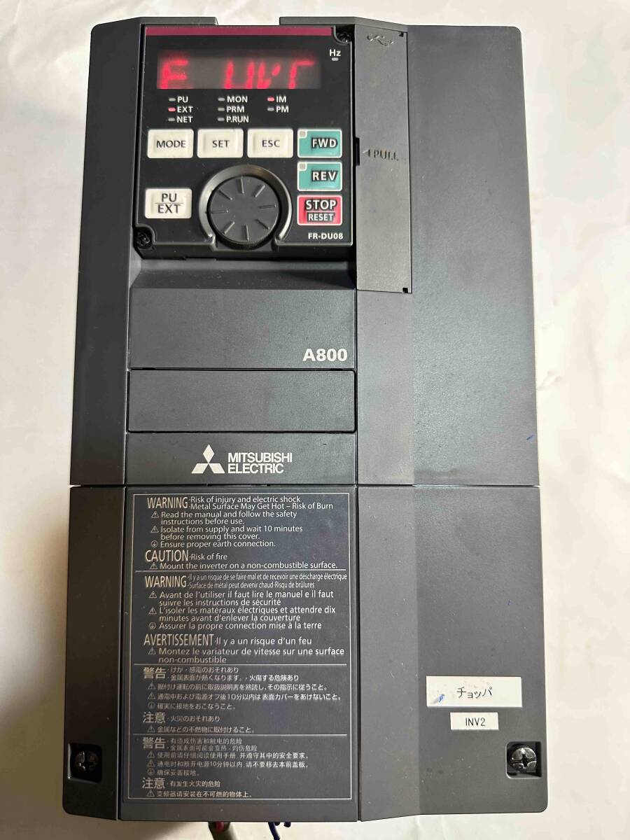 KX108)☆中古品 三菱電機 FR-A820-3.7K-1(旧型番:FR-A820-3.7 KX108)☆中古品 三菱電機 FR-A820-3.7K-1(旧型番:FR-A820-3.7