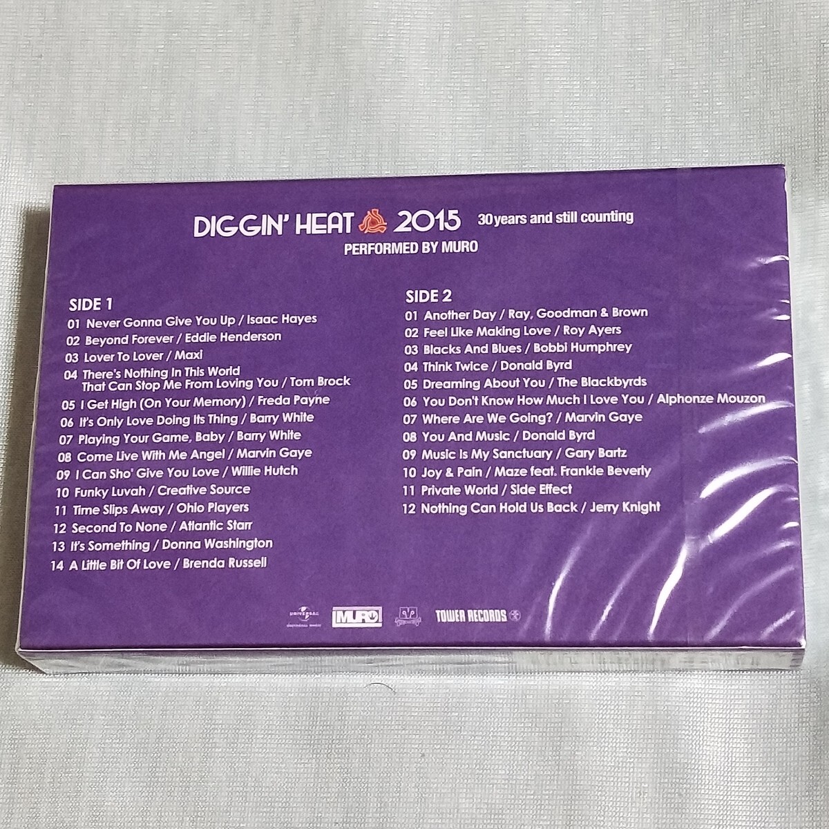  новый товар DJ MURO /DIGGIN'HEAT 2015 30YEARS AND STILL COUNTING < tower запись ограничение > MIX TAPE Mix лента DJ KOCO mix cd ice