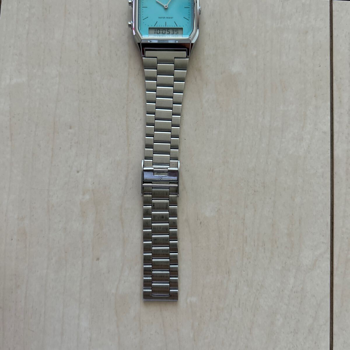作動中 タグ付 AQ-230A-2A2MQYJF CASIO 腕時計 ティファニー 作動中 タグ付 AQ-230A-2A2MQYJF CASIO 腕時計 ティファニー