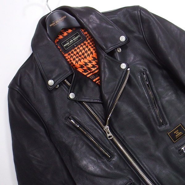ROUGH AND RUGGED レザーライダースジャケット 1 ラフアンドラ ROUGH AND RUGGED レザーライダースジャケット 1 ラフアンドラ