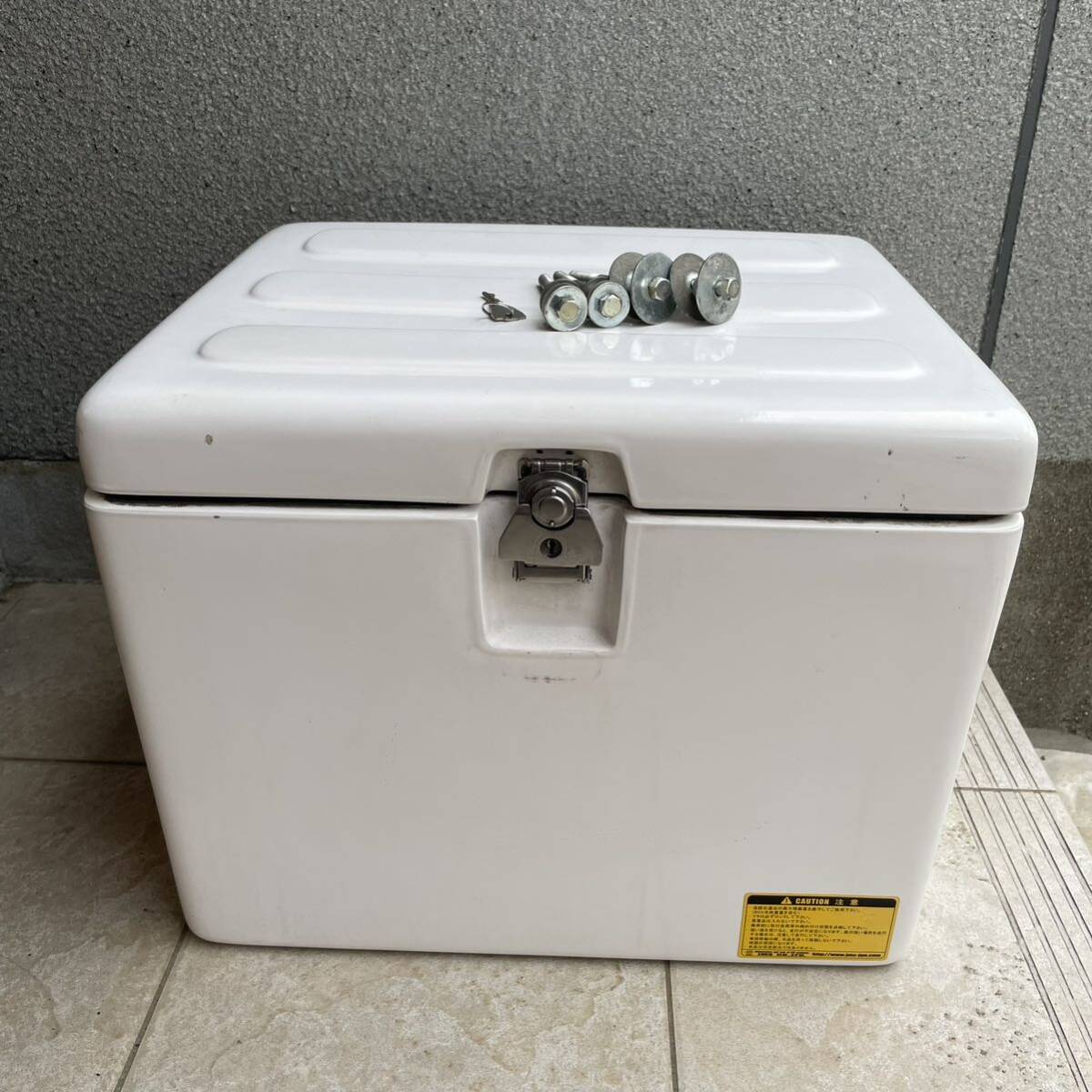 JMS ラゲージボックス Lサイズ」 カギ ボルト付属 ヤマハ ギア JMS ラゲージボックス Lサイズ」 カギ ボルト付属 ヤマハ ギア