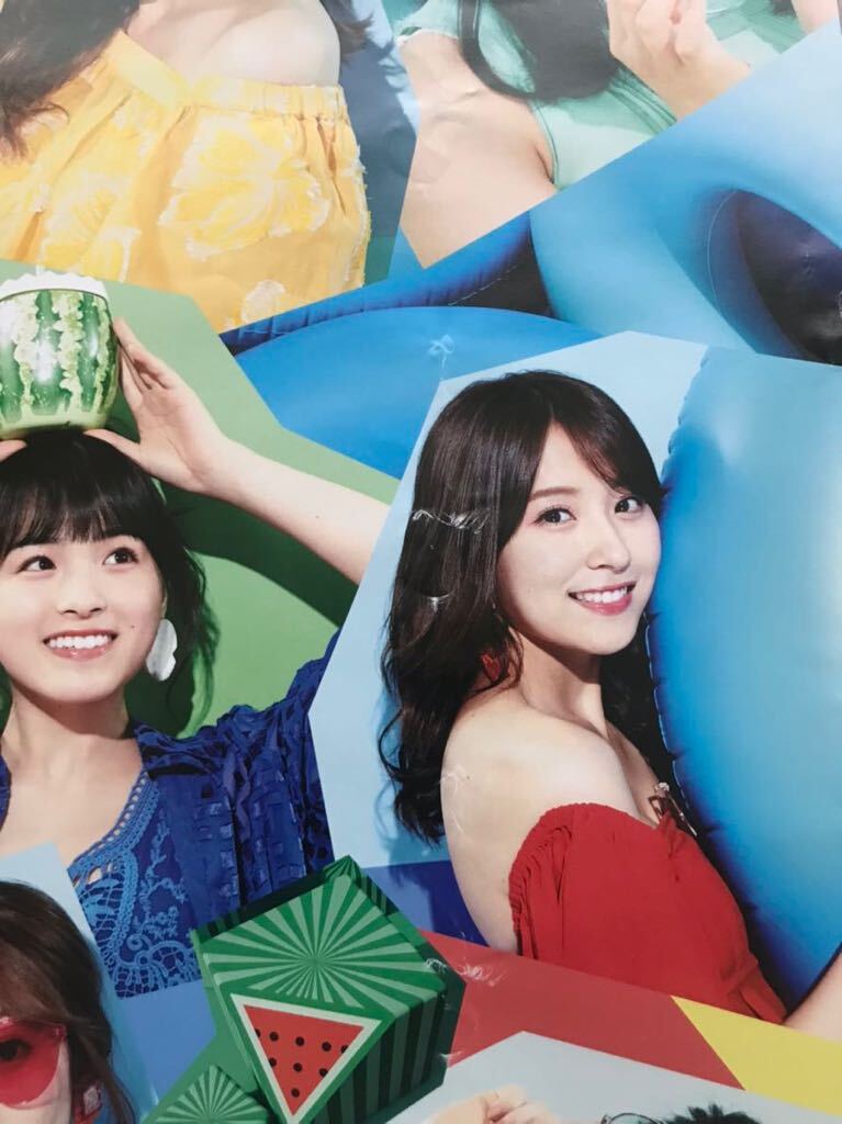 傷アリ「ジコチューで行こう！」乃木坂46 選抜メンバー　B2ポスター 未使用 告知ポスター