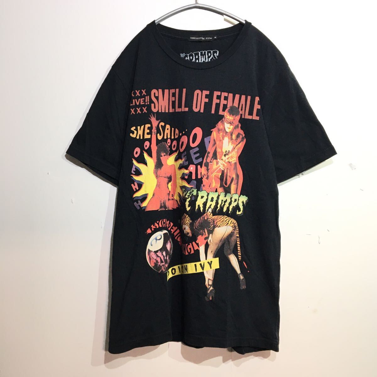 43-36 THEE HYSTERIC XXX THE CRAMPS ヒス クランス　Tシャツ ブラック M