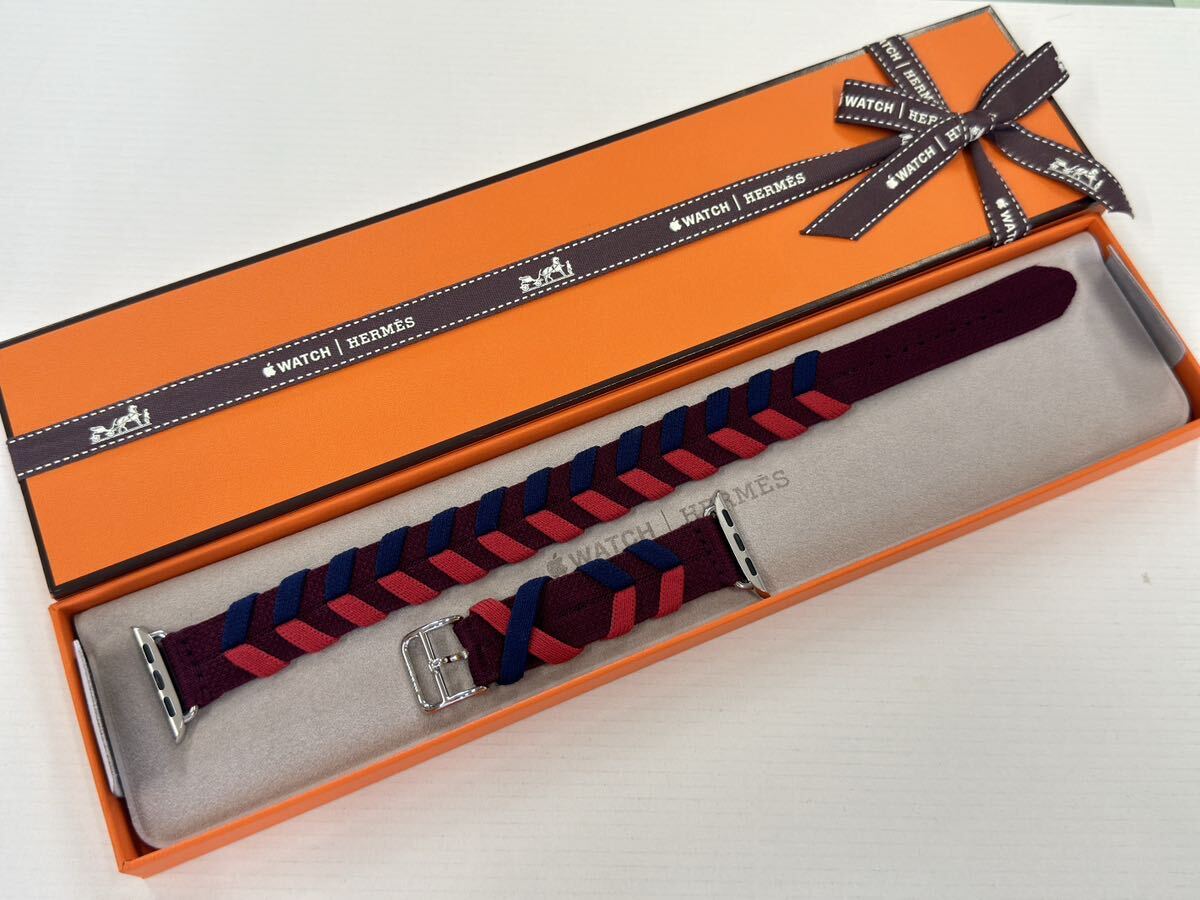 即決 美品 Apple watch HERMES エルメス ブリドン ルージュH 即決 美品 Apple watch HERMES エルメス ブリドン ルージュH