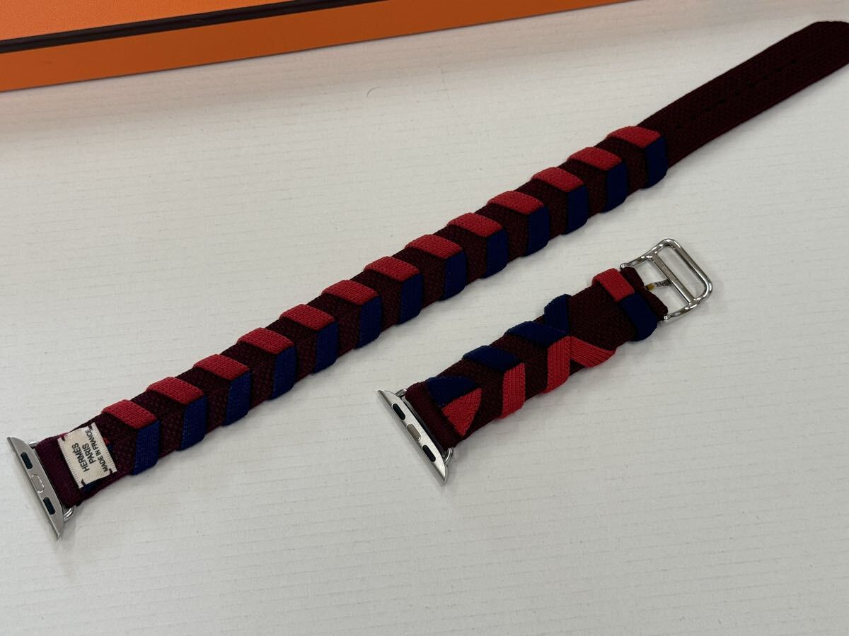 即決 美品 Apple watch HERMES エルメス ブリドン ルージュH 即決 美品 Apple watch HERMES エルメス ブリドン ルージュH