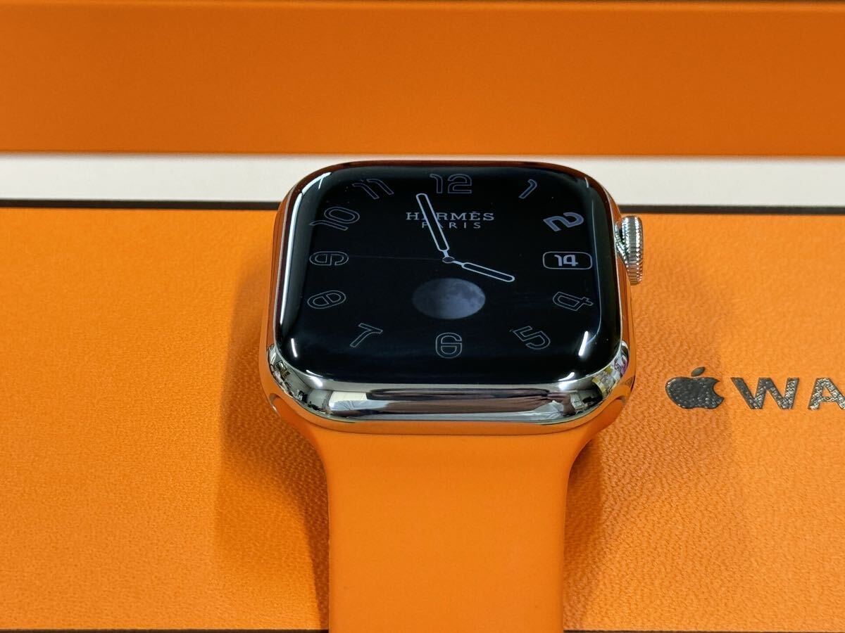 即決 美品 バッテリー100 Apple Watch series8 HERMES 45mm