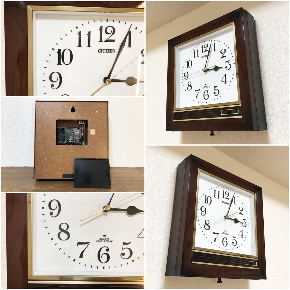 シチズン壁掛け時計 草津AクォーツクロックCITIZEN QUARTZ HOUR シチズン壁掛け時計 草津AクォーツクロックCITIZEN QUARTZ HOUR