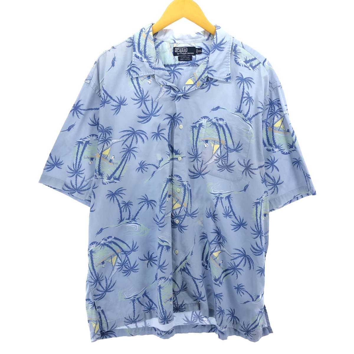 古着 ラルフローレン POLO by Ralph Lauren CLAYTON 総柄 ヤシの 古着 ラルフローレン POLO by Ralph Lauren CLAYTON 総柄 ヤシの