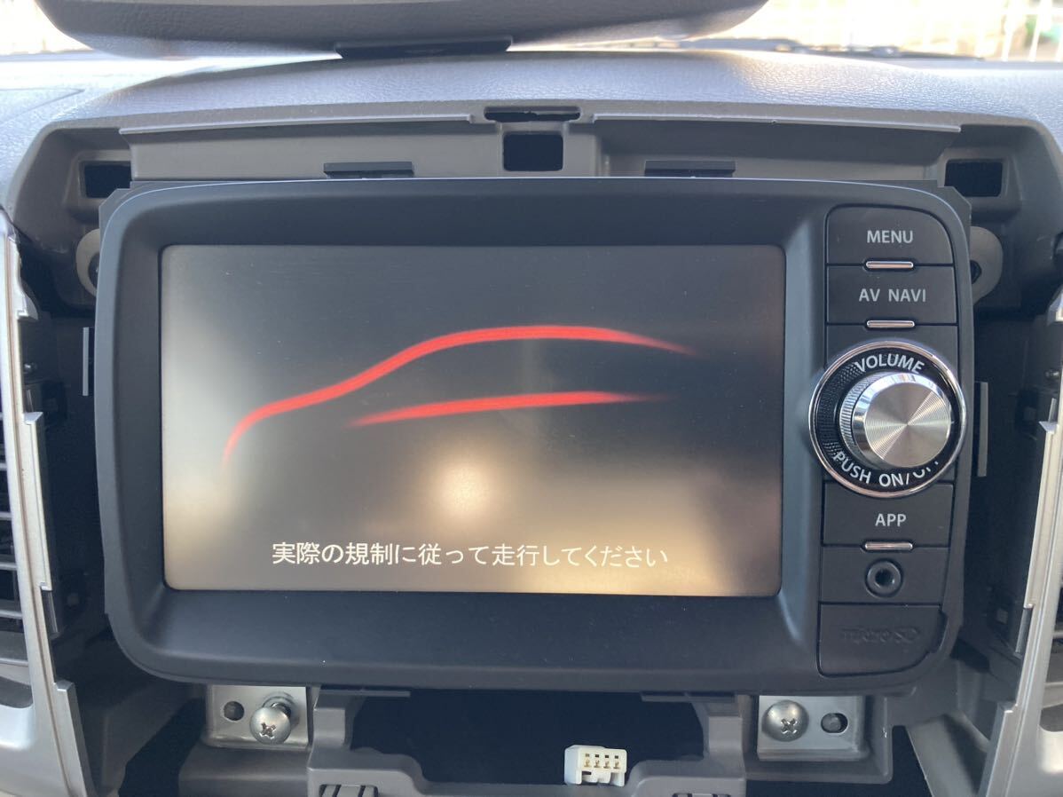 (スペーシアMK32S)純正ナビ Clarion QY-1000 カーナビ MK32S スペーシア スズキ純正 ナビゲーション Clarion