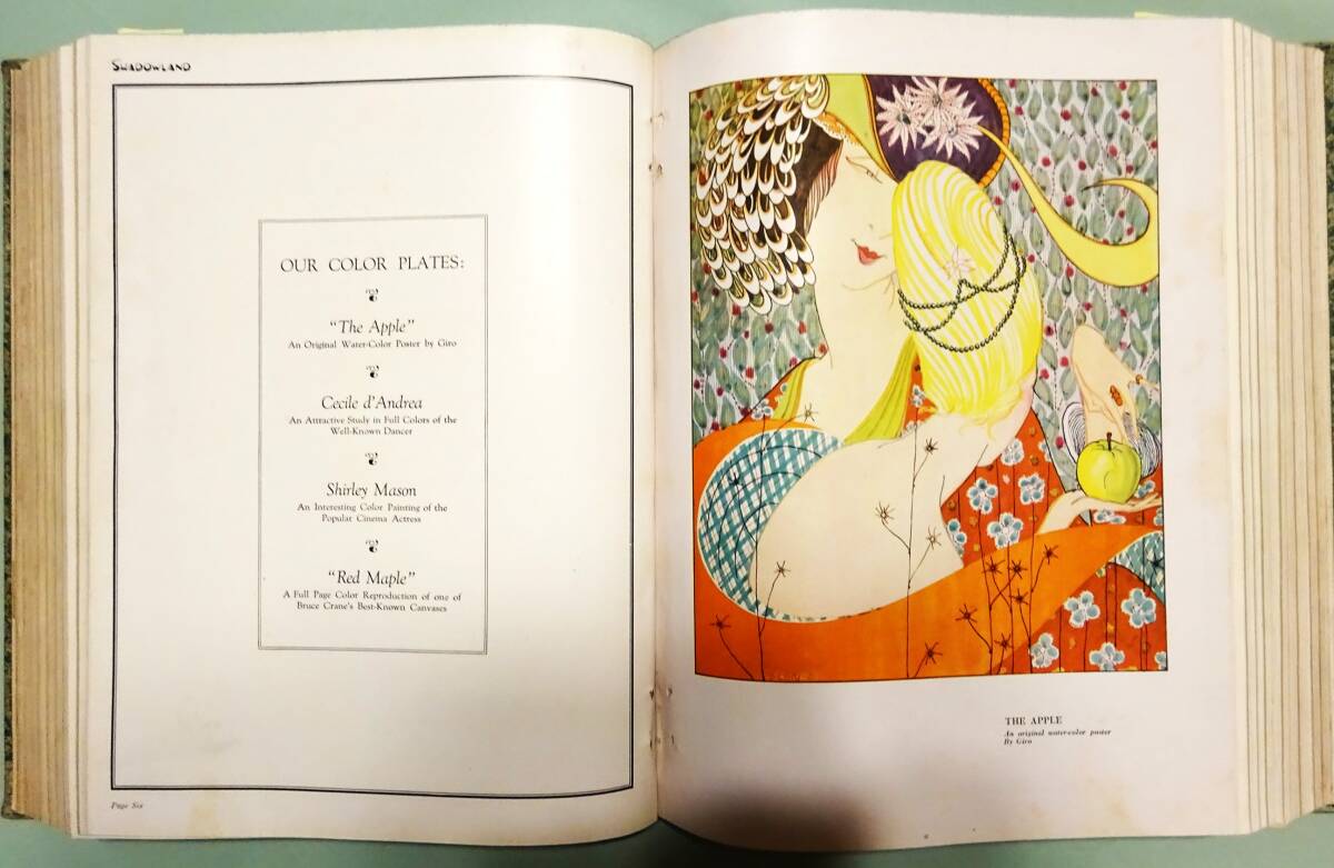 9520円 【1920年発行のアメリカの雑誌】 月刊誌『Shadowland』の 9520円 【1920年発行のアメリカの雑誌】 月刊誌『Shadowland』の