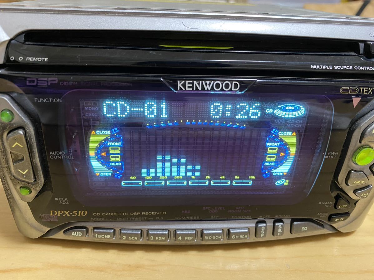 KENWOOD DPX-510 CD・カセットデッキ - メルカリ