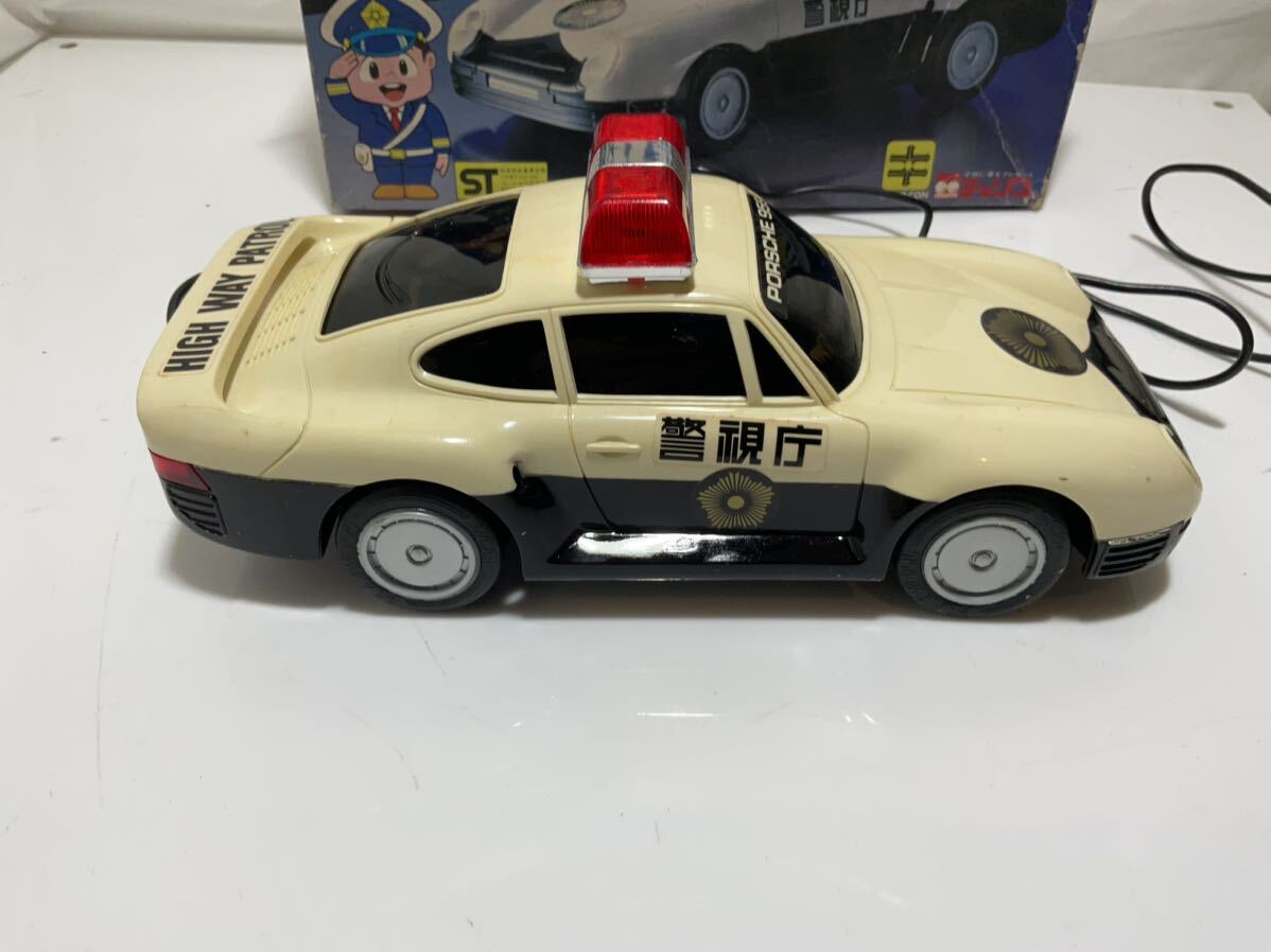 当時物 チェリコ ポルシェ959 パトカー ラジコン 昭和レトロ 当時物 チェリコ ポルシェ959 パトカー ラジコン 昭和レトロ