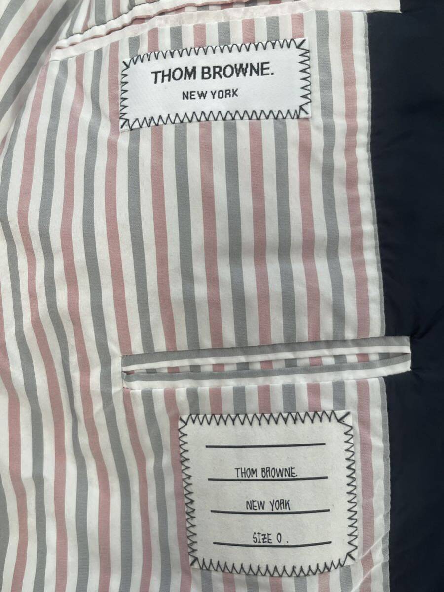 トムブラウン THOM BROWNE 4BAR ナイロンボンバージャケット トムブラウン THOM BROWNE 4BAR ナイロンボンバージャケット