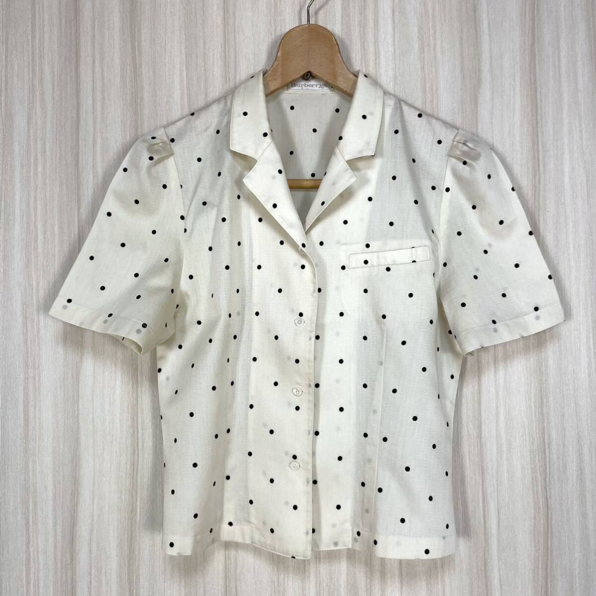 美品 C-TK83 Burberry's バーバリーズ 半袖ブラウス 半袖シャツ 美品 C-TK83 Burberry's バーバリーズ 半袖ブラウス 半袖シャツ