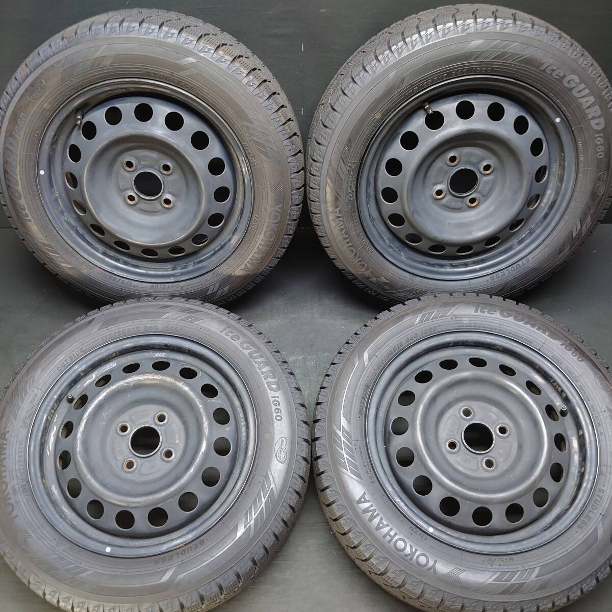 ★☆ トヨタ純正 ヨコハマ 175/65R15 カローラ フィールダー アクシオ アクア PCD100/+45 #185/60R15 #23451 ☆★