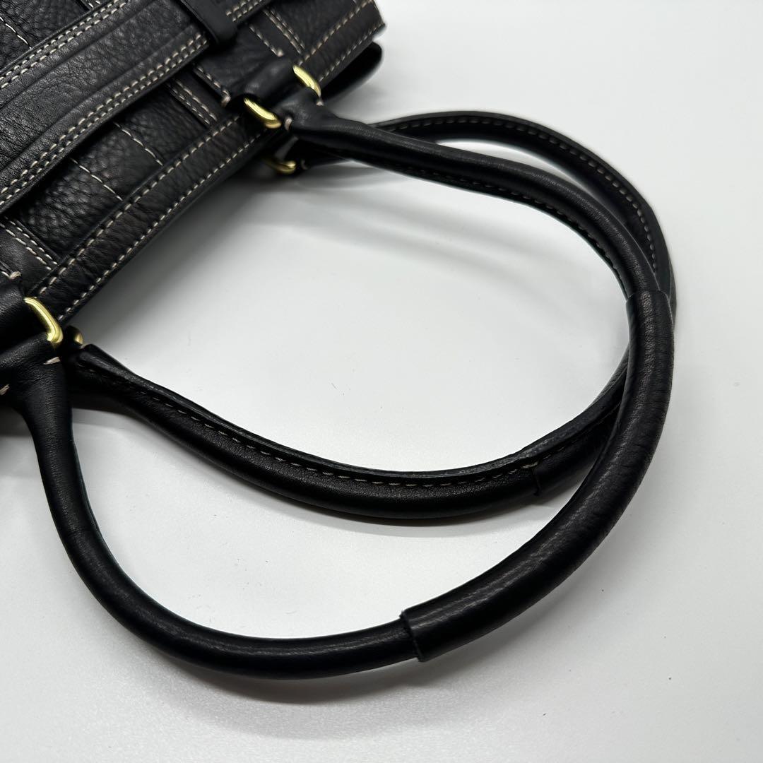 極美品】COACH コーチ トートバッグ チャーム付き 肩掛け 10124 極美品】COACH コーチ トートバッグ チャーム付き 肩掛け 10124
