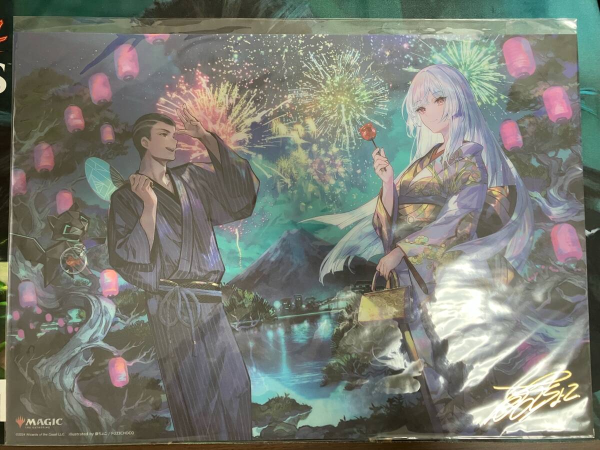 MTG 放浪皇の夏祭り ビジュアルボード 藤ちょこ(公式サプライ MTG 放浪皇の夏祭り ビジュアルボード 藤ちょこ(公式サプライ