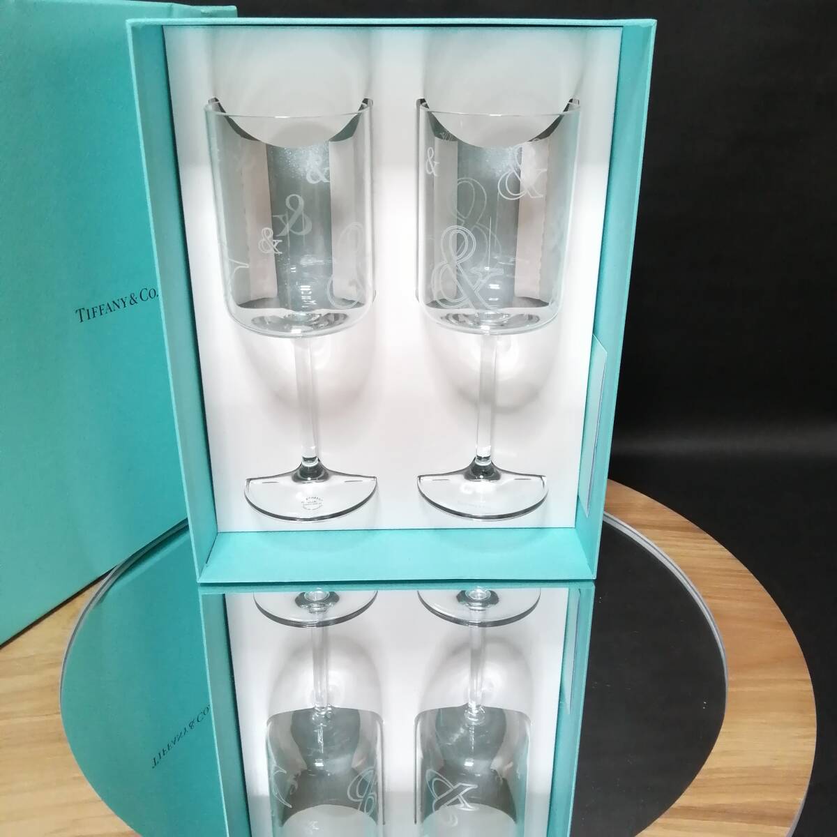 新品未使用 希少 自宅保管 ティファニー アンパサンド <ペア 新品未使用 希少 自宅保管 ティファニー アンパサンド <ペア