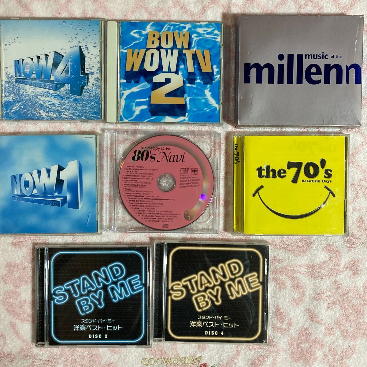 n 2443 ミュージック・オブ・ザ・ミレニアム3 ■2枚組／スタンドバイミー 洋楽ベストヒット２・４／８０ｓ Ｎａｖｉ ２枚組（CDのみ）／他
